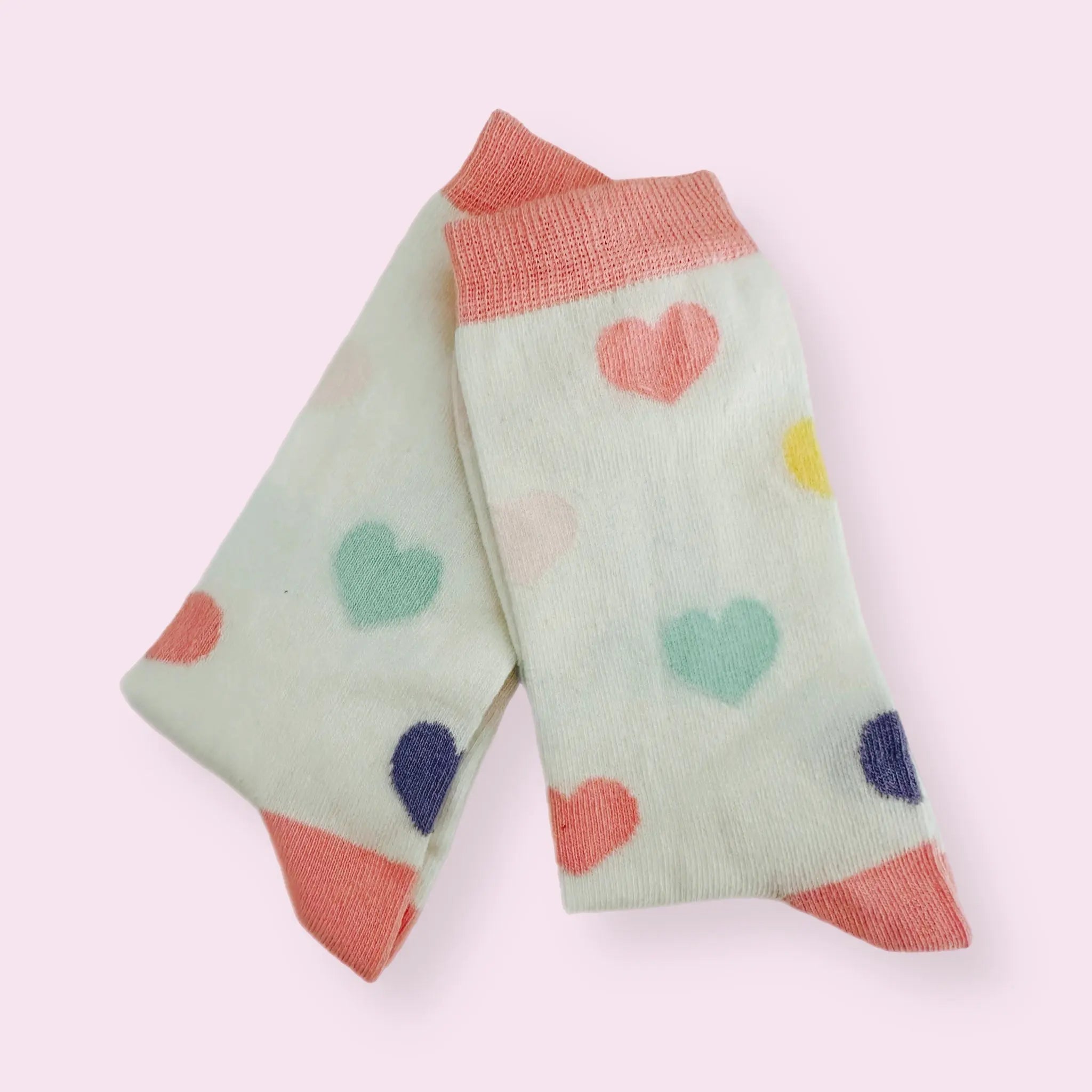 Pastel Love Hearts Socks - Prezzi
