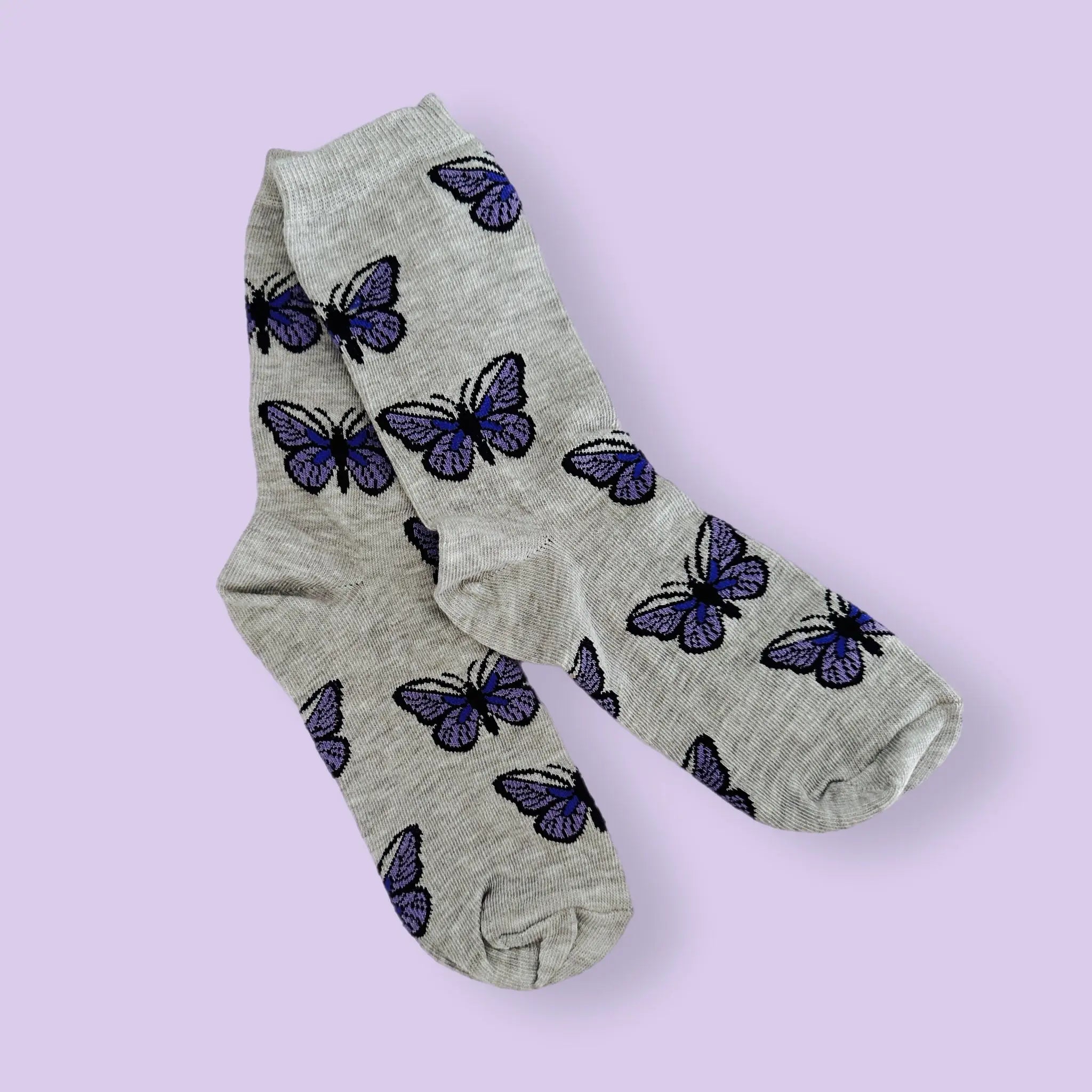 Lilac Butterly Socks - Prezzi
