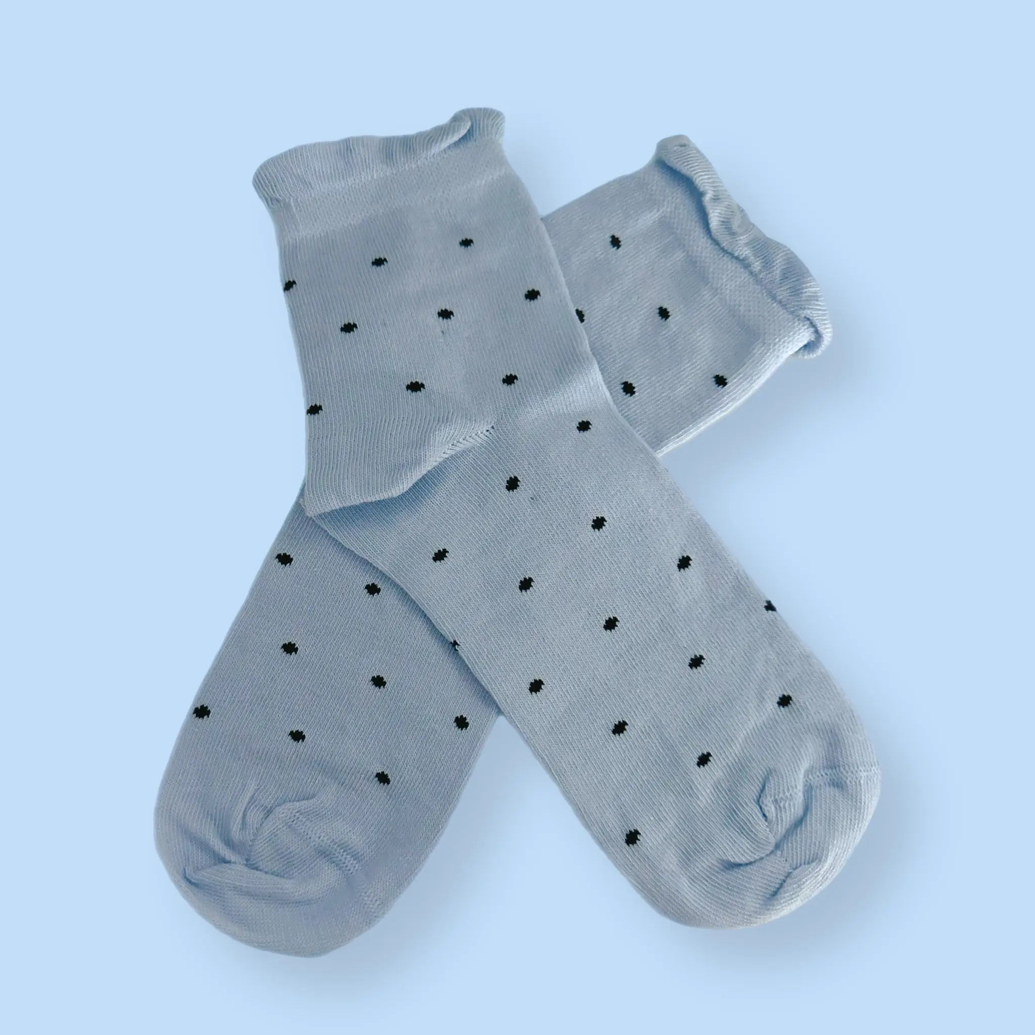 Blue Dot Frilled Socks - Prezzi