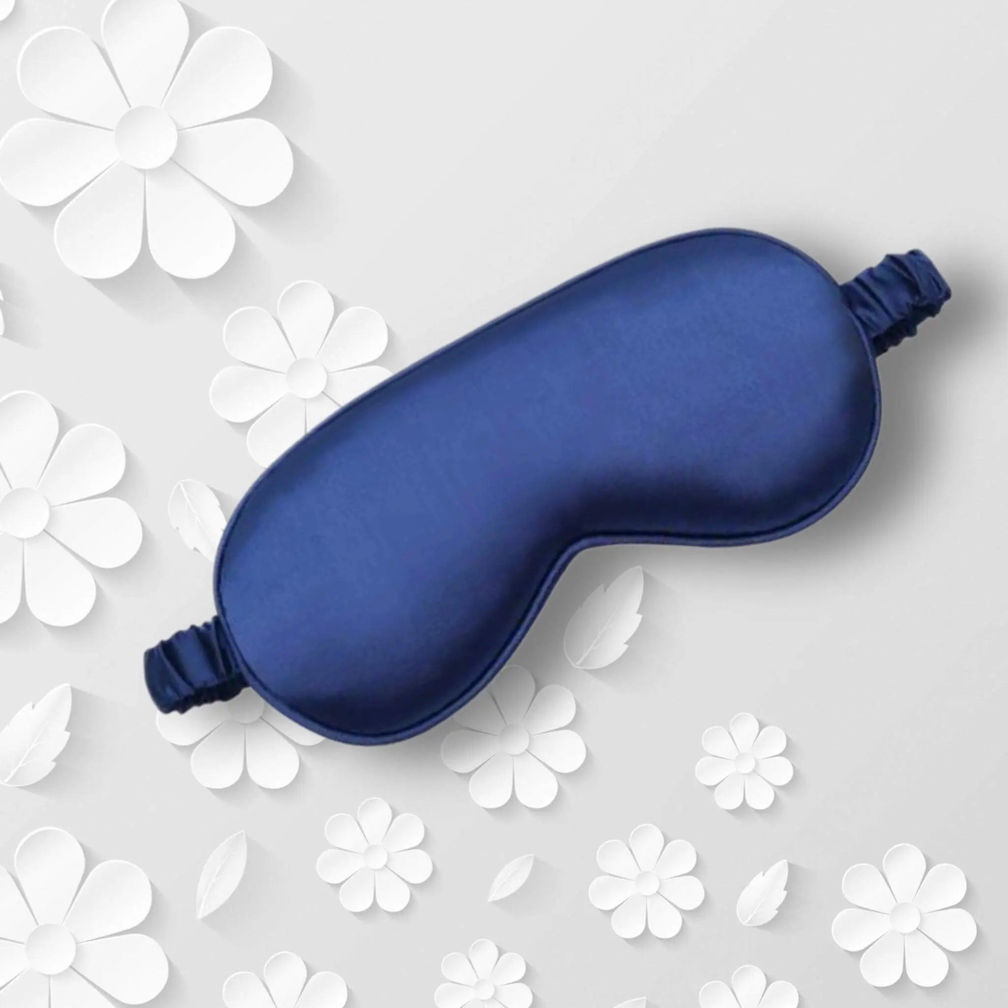 Dark Blue Satin Sleep Mask - Prezzi