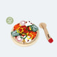 Wooden Pizza Play Food With Accessories and Box - Prezzi