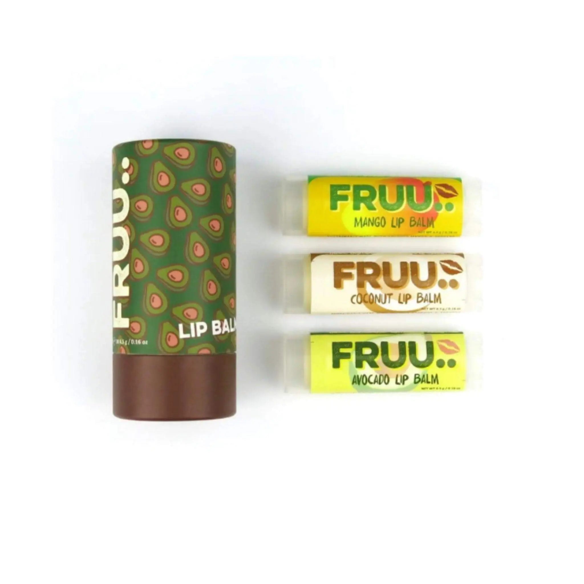 FRUU Cosmetics Avocado Lip Balm Trio Set - Prezzi