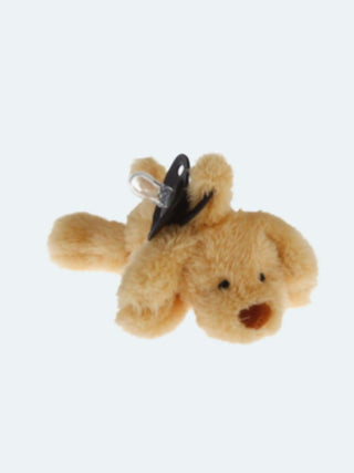 Doodalou Plush Pacifier Toy Furry Friend and Pacifier – Puppy - Prezzi