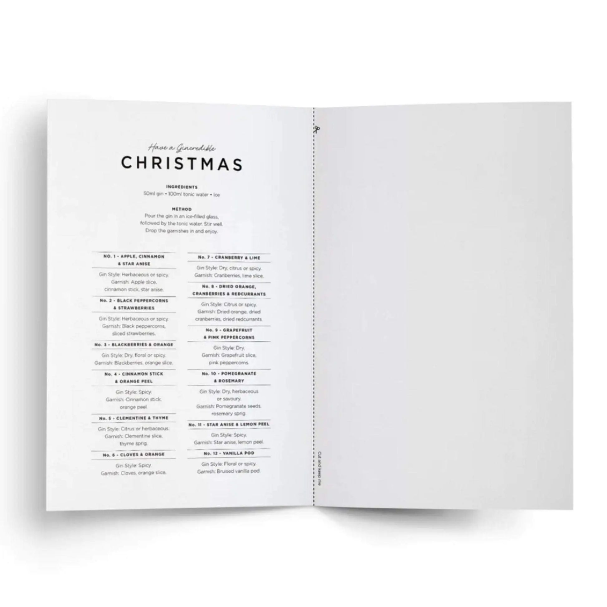 Gincredible Christmas Card - Prezzi