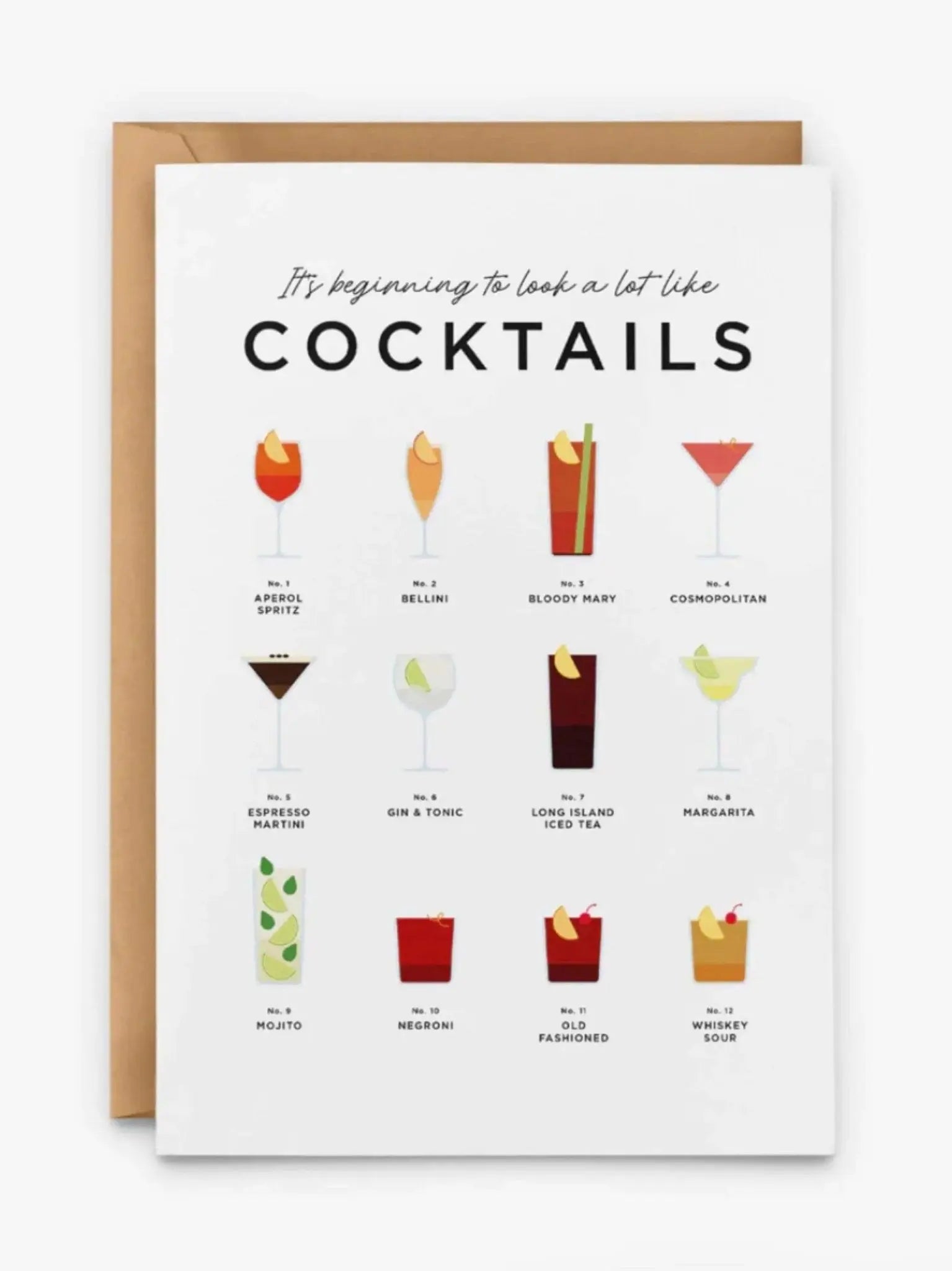 It's Beginning To Look A Lot Like Cocktails Christmas Card - Prezzi