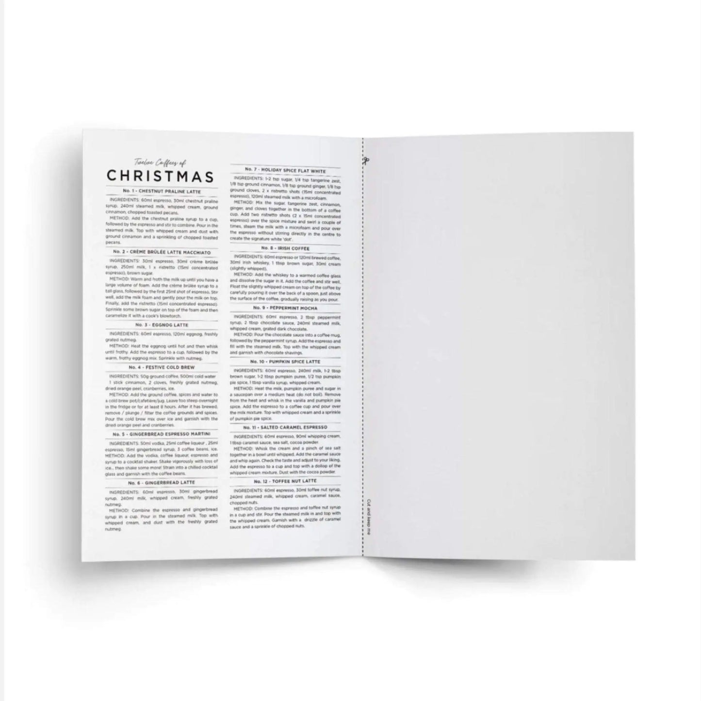 Twelve Coffees of Christmas Card - Prezzi