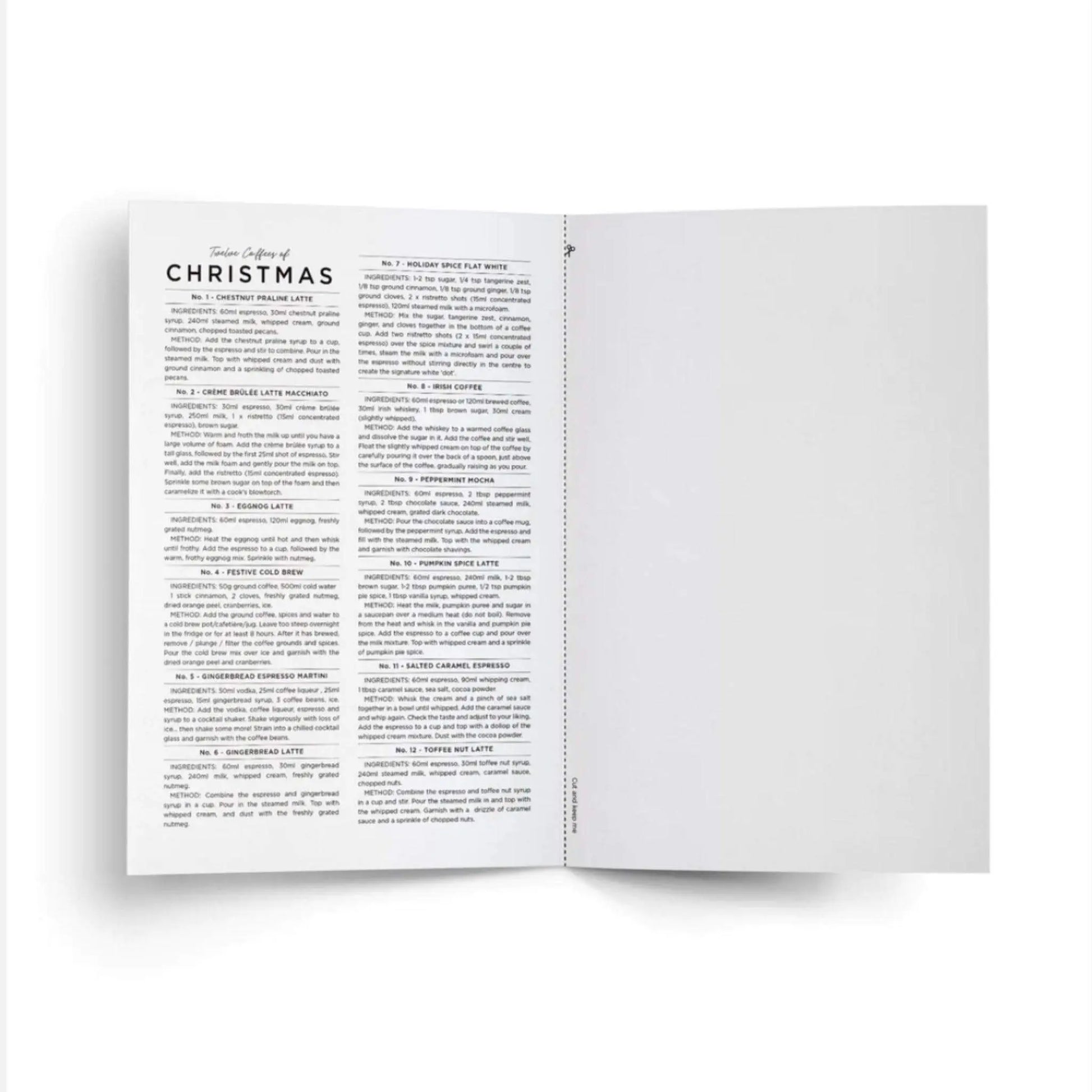 Twelve Coffees of Christmas Card - Prezzi