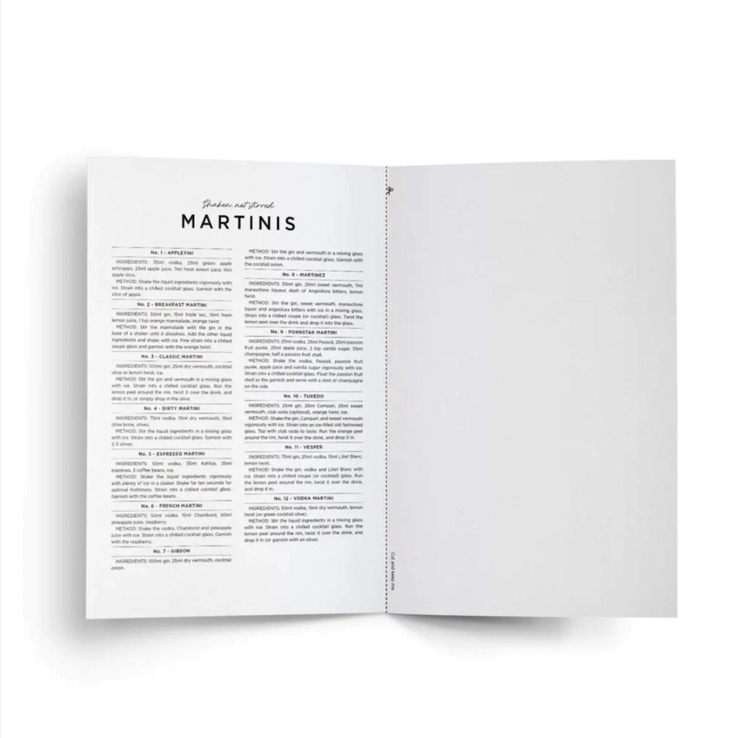 Shaken Not Stirred Martinis Card - Prezzi