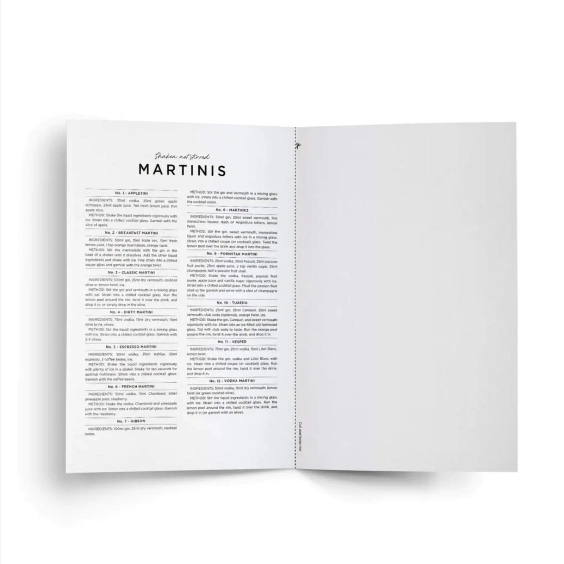 Shaken Not Stirred Martinis Card - Prezzi
