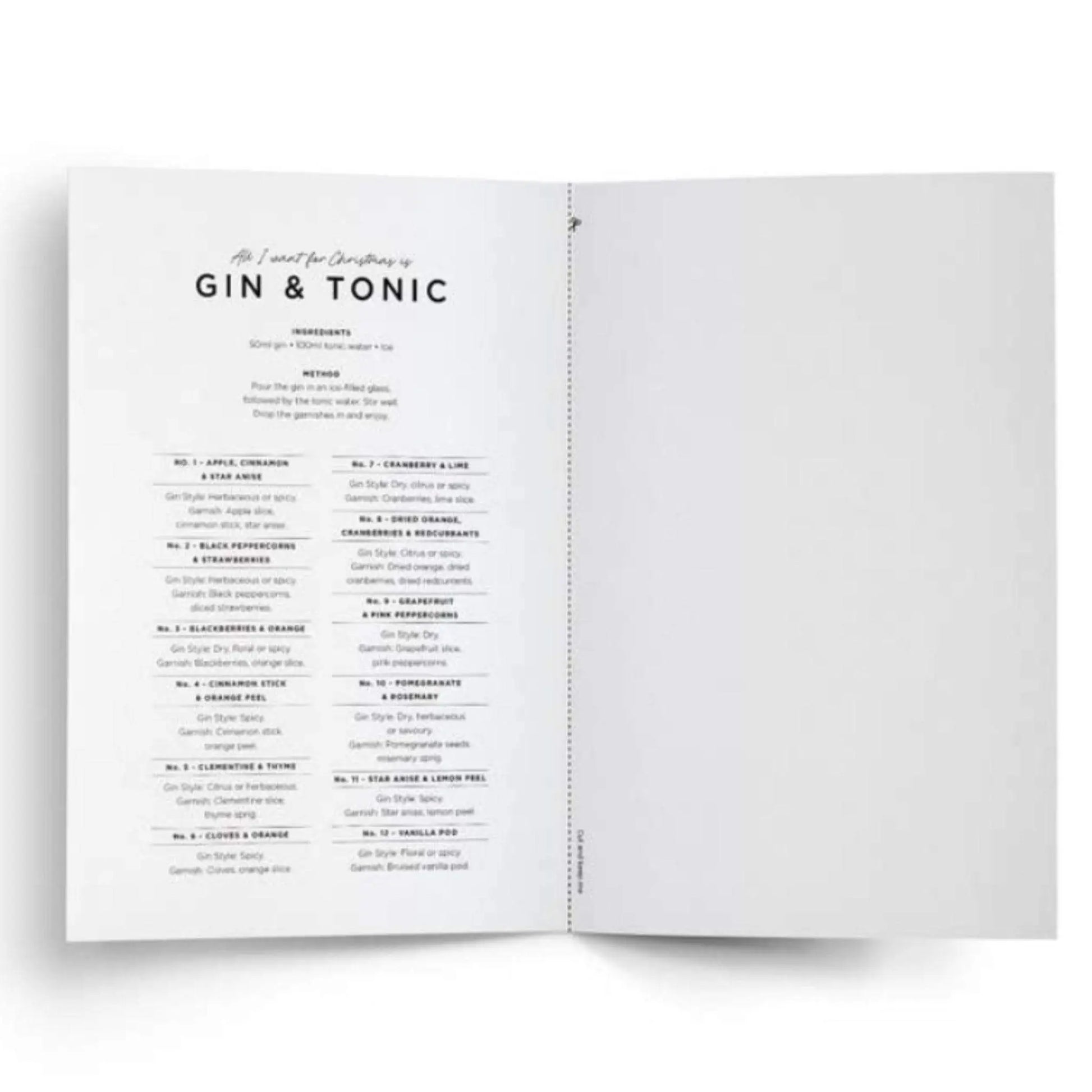 All I Want For Christmas Is Gin & Tonic Christmas Card - Prezzi