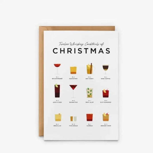 Twelve Whiskey Cocktails of Christmas Card - Prezzi