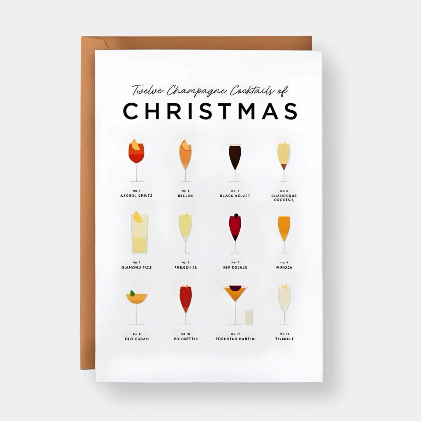 Twelve Champagne Cocktails of Christmas Card - Prezzi