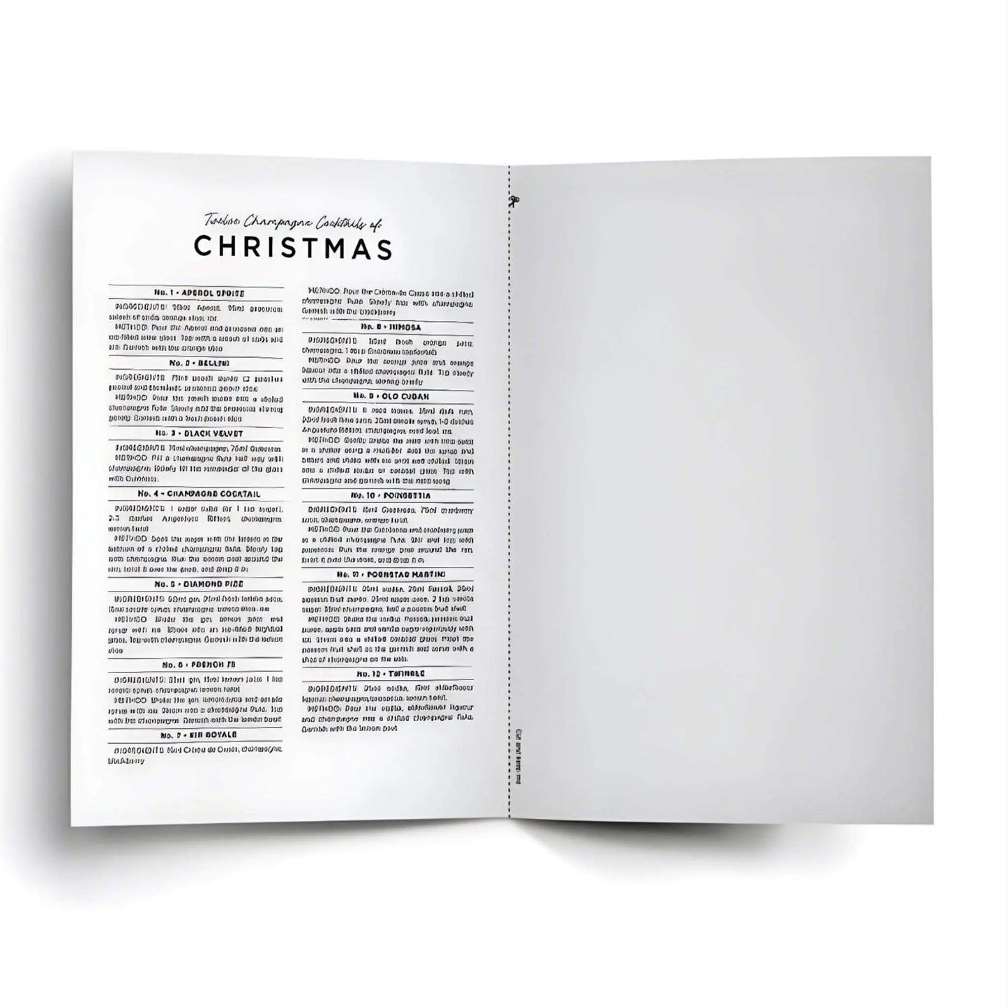 Twelve Champagne Cocktails of Christmas Card - Prezzi