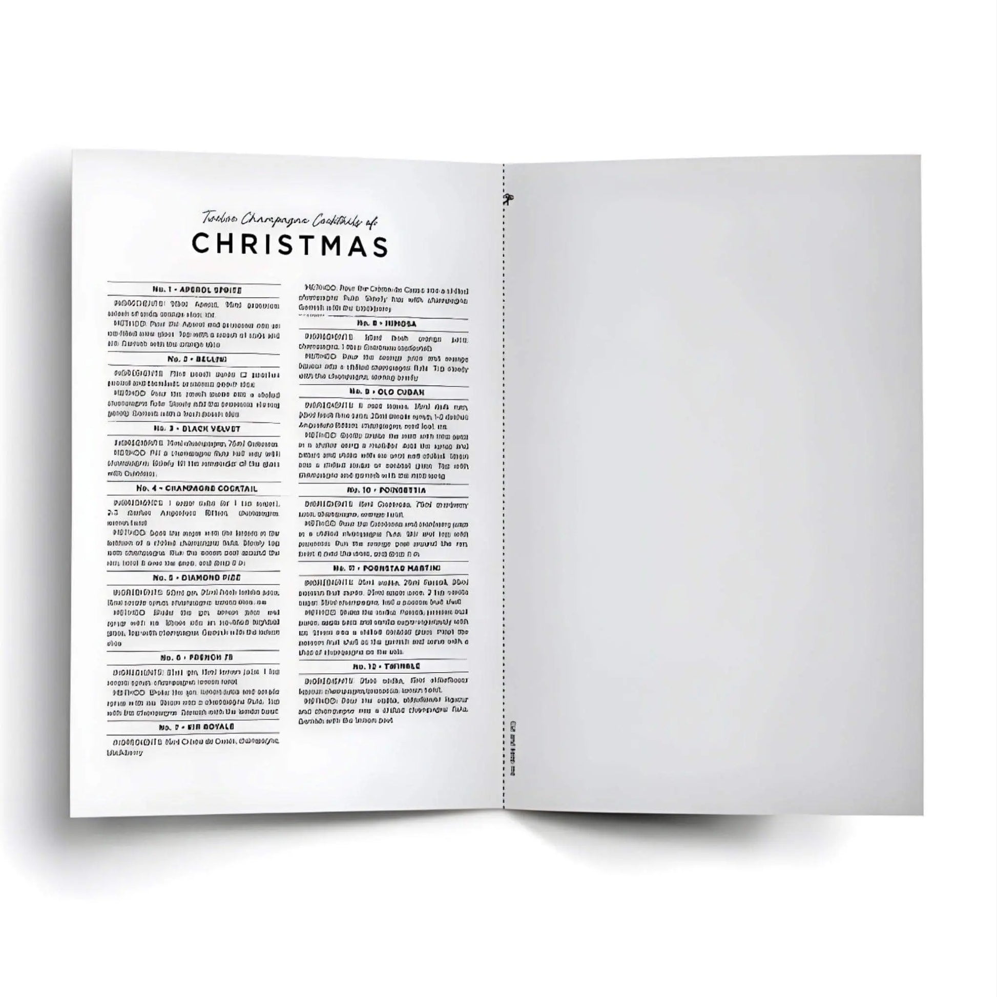 Twelve Champagne Cocktails of Christmas Card - Prezzi