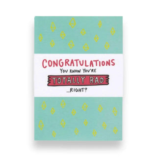 Congratulations You’re Totally Rad Card - Prezzi