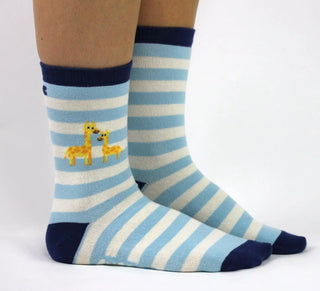Mummy and Me Cucamelon Giraffe Sock Giftbox - A matching pair for Mummy and Toddler - Prezzi