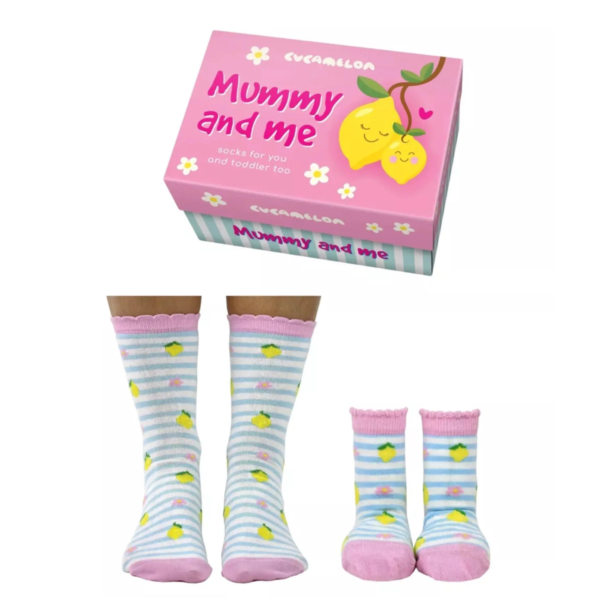 Mummy and Me Cucamelon Matching "Lemons" Socks - Prezzi