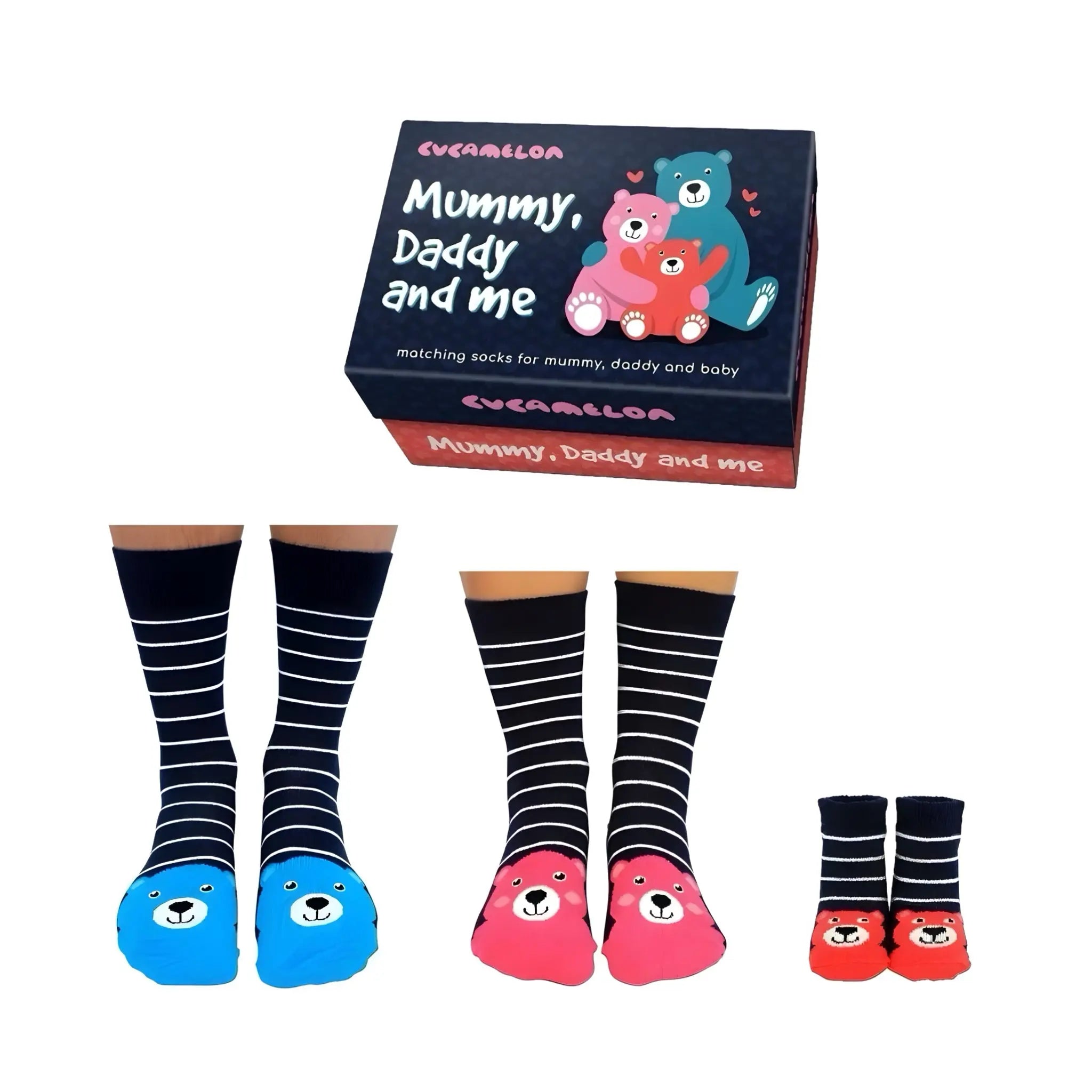 Mummy Daddy and Me Matching Cucamelon Socks - Prezzi