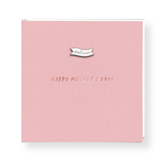 Cool Mum Mother's Day Pin Card Redback