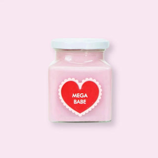 Rose Velvet Mega Babe Heart Candle - Prezzi