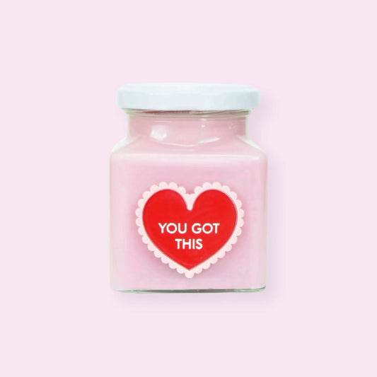 Rose Velvet You Got This Heart Candle - Prezzi