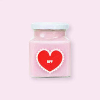 Love Bug BFF Heart Candle Flamingo