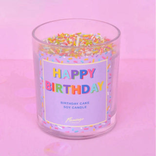 Pink Lemonade It's My Birthday Large Sprinkle Candle - Prezzi