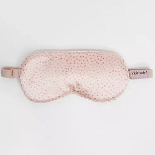 Kitsch Satin Pink Dot Eye Mask Kitsch