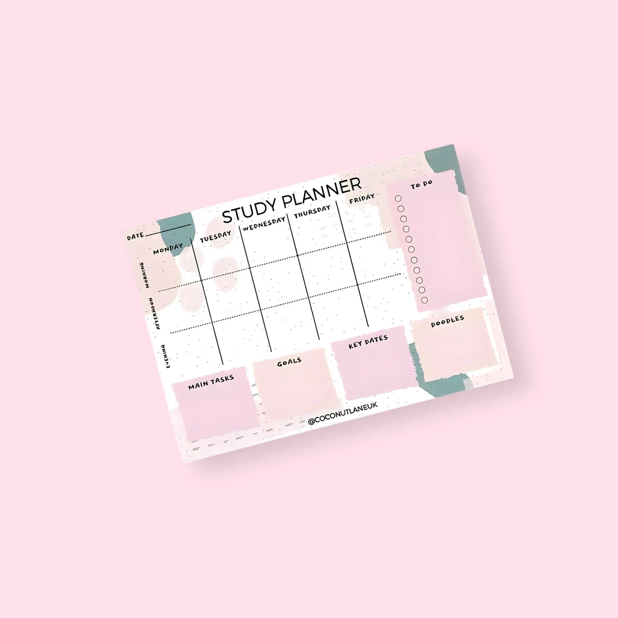 Weekly Study Planner A5 - Prezzi