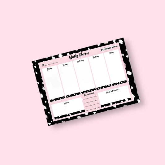 Black & Pink Animal Print Planner - Prezzi