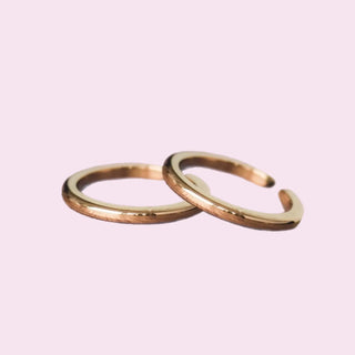 Gold  Stacker Ring Affirmation Jewellery