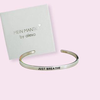 Mein Mantra “Just Breathe” Silver - Prezzi