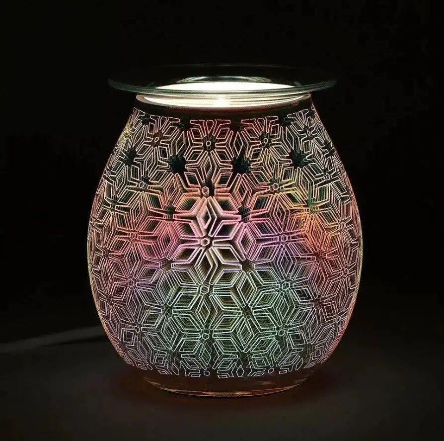 3D Geometric Flower Light Up Electric Burner - Prezzi