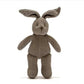 Knitted Organic Grey Bunny Rattle - Prezzi
