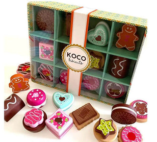 Koco Wooden Cookies Selection Box - Prezzi