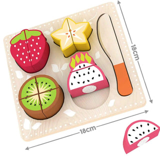 Wooden Play Food Set– Fruit & Vegetables - Prezzi