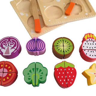 Wooden Play Food Set– Fruit & Vegetables - Prezzi