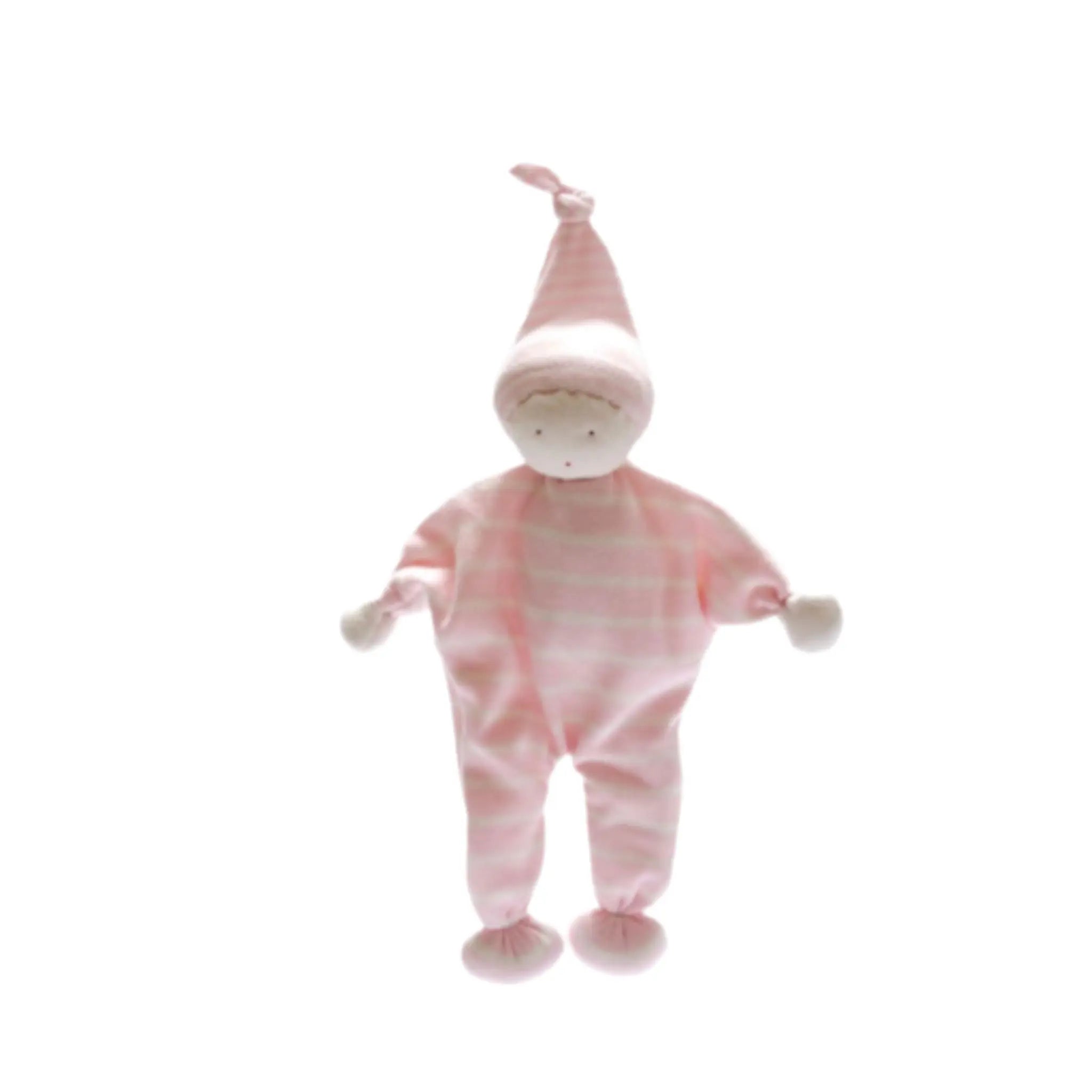 Baby Comforter Pink and Thin White Stripe Best Years