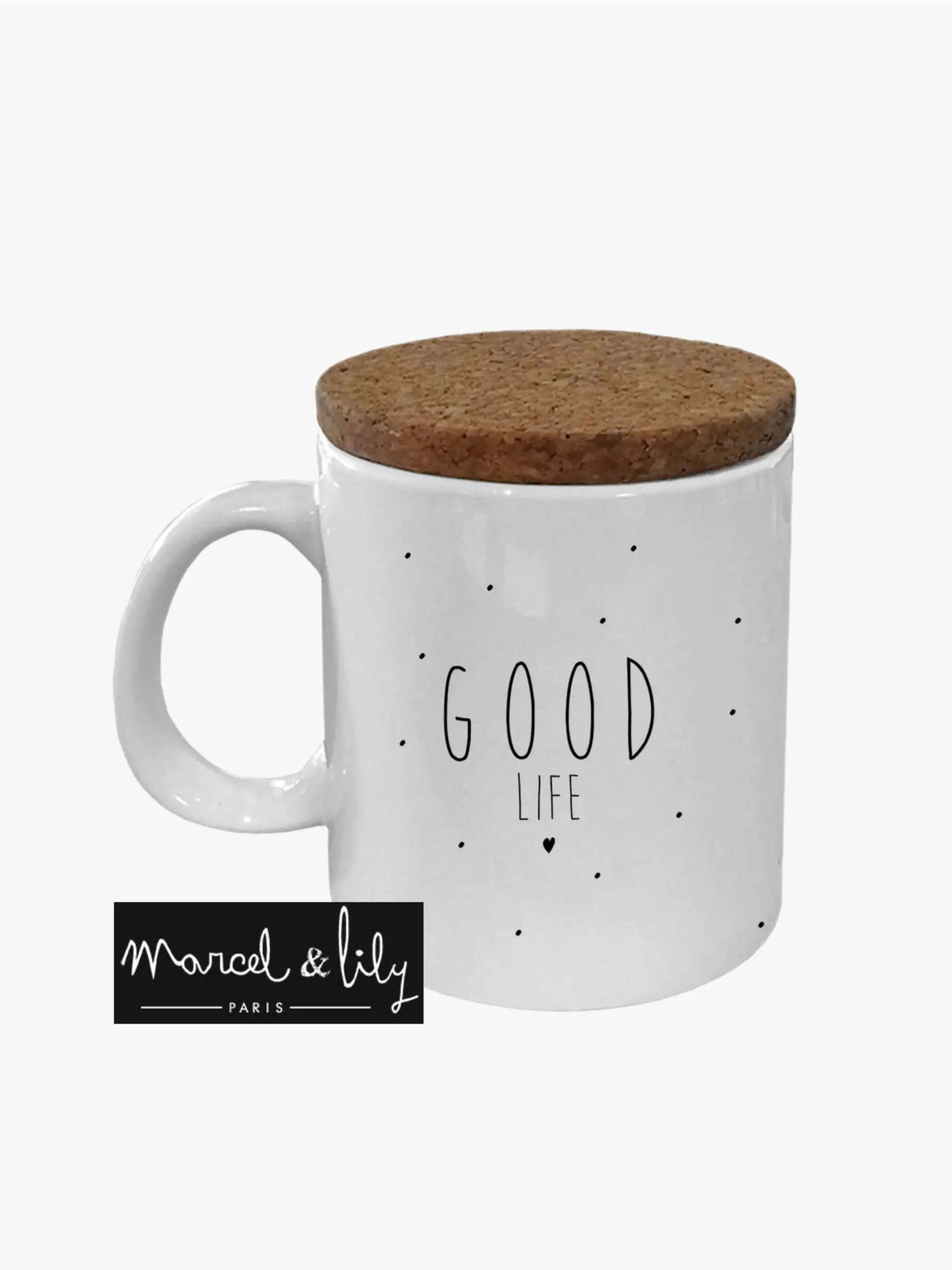 Marcel & Lily Mug - “GOOD VIBES - GOOD LIFE” - Prezzi
