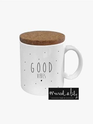 Marcel & Lily Mug - “GOOD VIBES - GOOD LIFE” - Prezzi