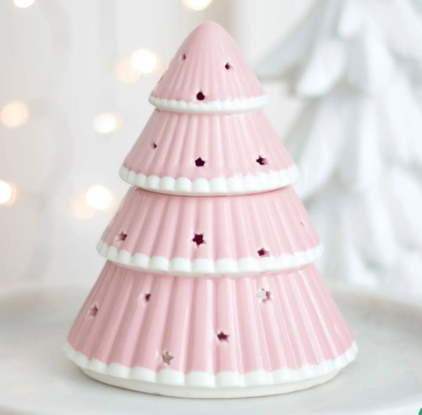 Pink Christmas Tree Wax Burner - Prezzi