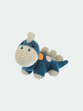 Pebble Dinosaur Rattle Steggi Petrol - Prezzi