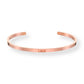 ‘I Am’ Affirmation Bangle Rose Gold - Prezzi