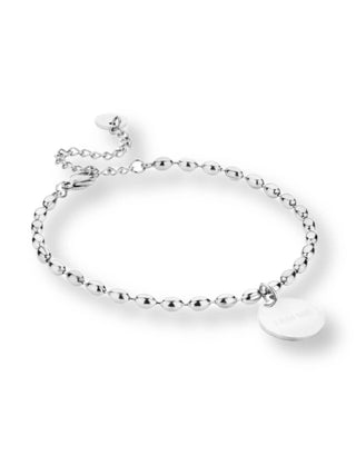 ‘I Am Me’ Beaded Bracelet Silver - Prezzi