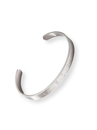 ‘I Am Enough’ - Chunky affirmation bangle - Prezzi