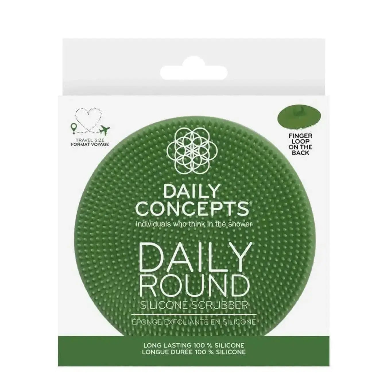 Daily Concepts Body Silicone Scrubber Olive Green - Prezzi