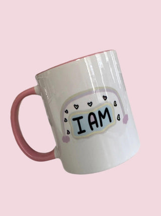 ‘I AM’  Positivity mug - Pink - Prezzi