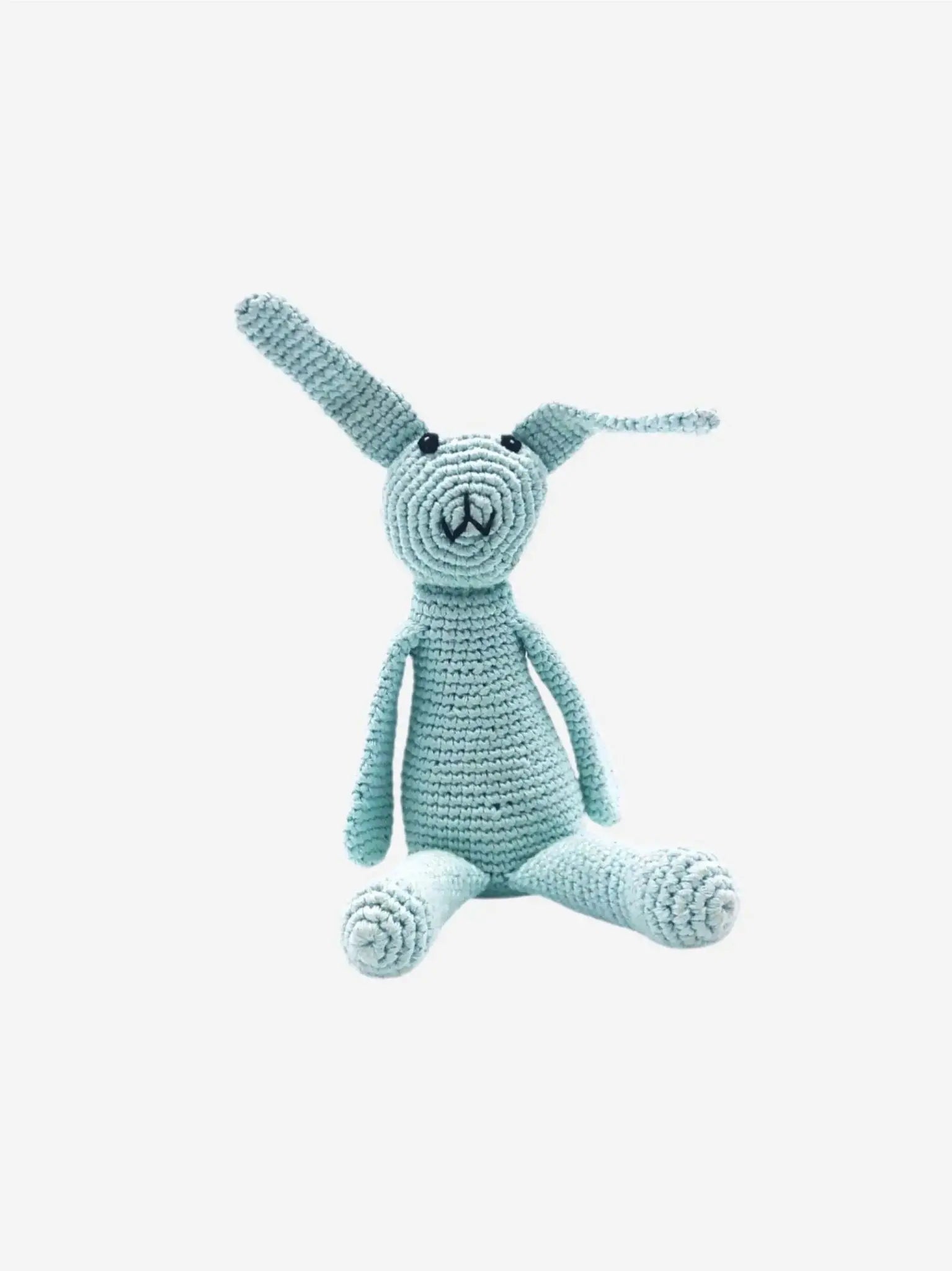 Pebble My First Bunny Rattle - Turquoise - Prezzi