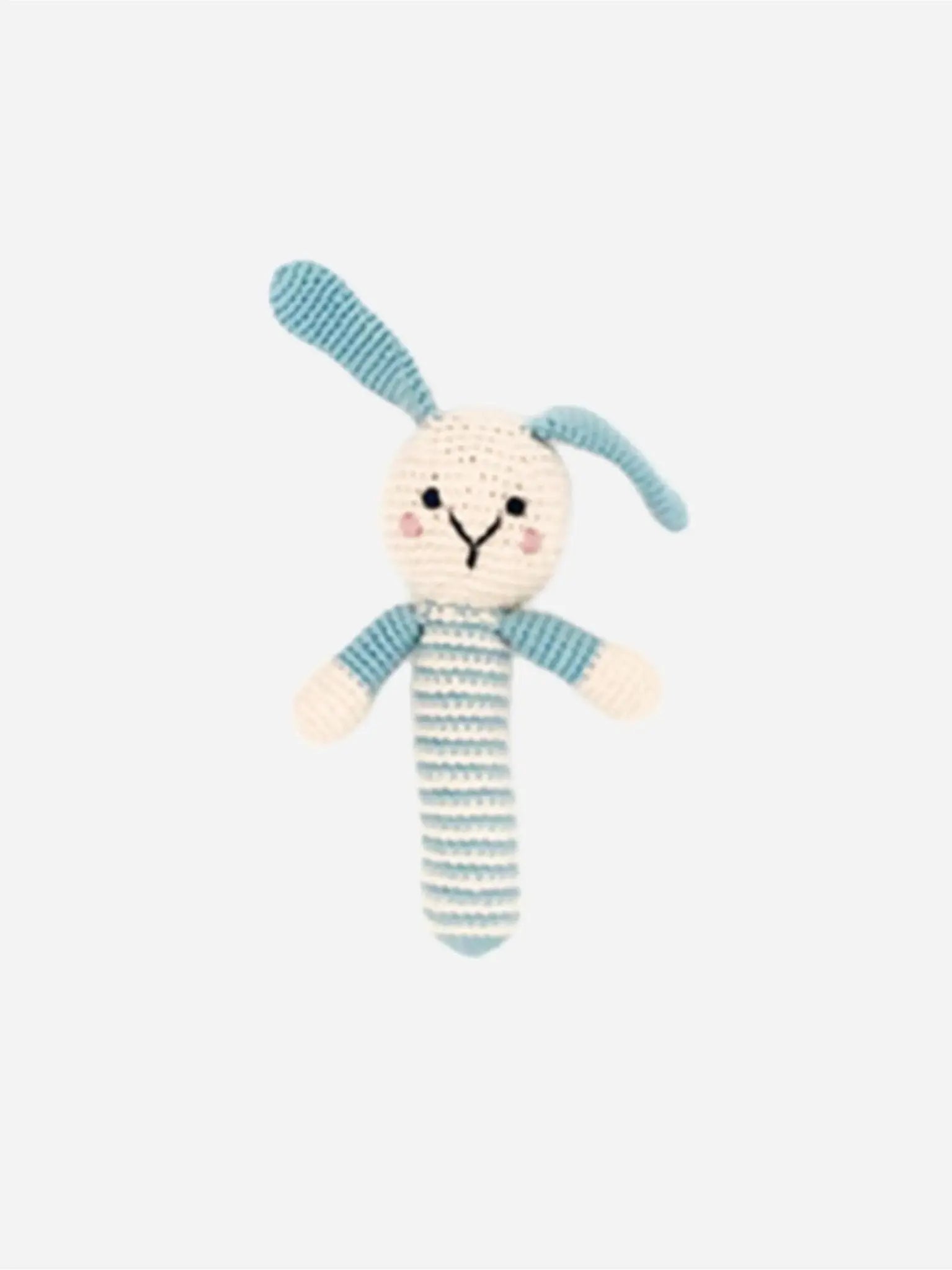 Pebble Stick Bunny Rattle - Blue - Prezzi
