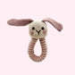 Pebble Bunny Ring Rattle - Pink - Prezzi
